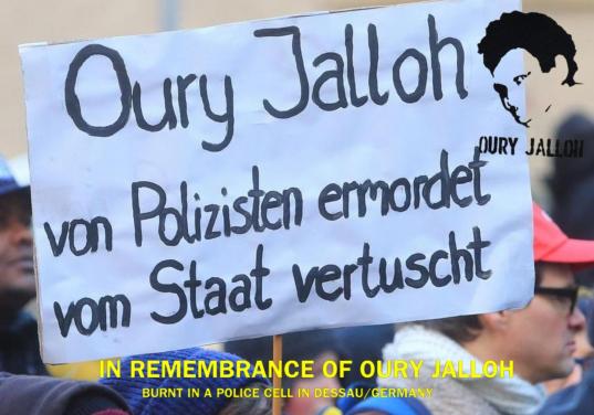 Erinnerung zum Tot von Jalloh